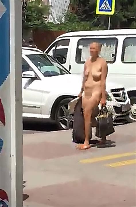 Homeless Street Nude
