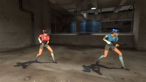 Femscout With Shorts Team Fortress 2 Mods