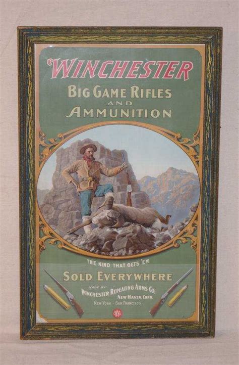 1131 1904 Winchester Rifles Advertising Poster