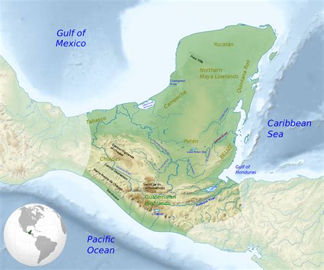 Maps The Maya Empire