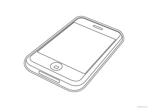 Iphone Clipart Iphone Outline Iphone Iphone Outline Transparent Free