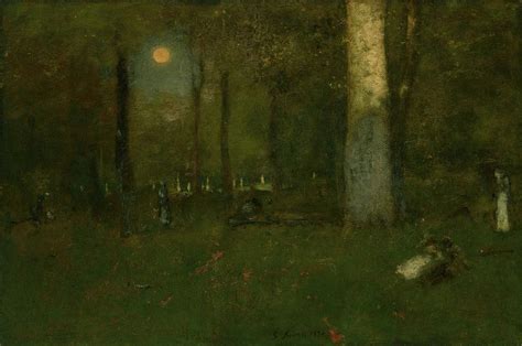 Picnic In The Woods Montclair New Jersey Painting By George Inness