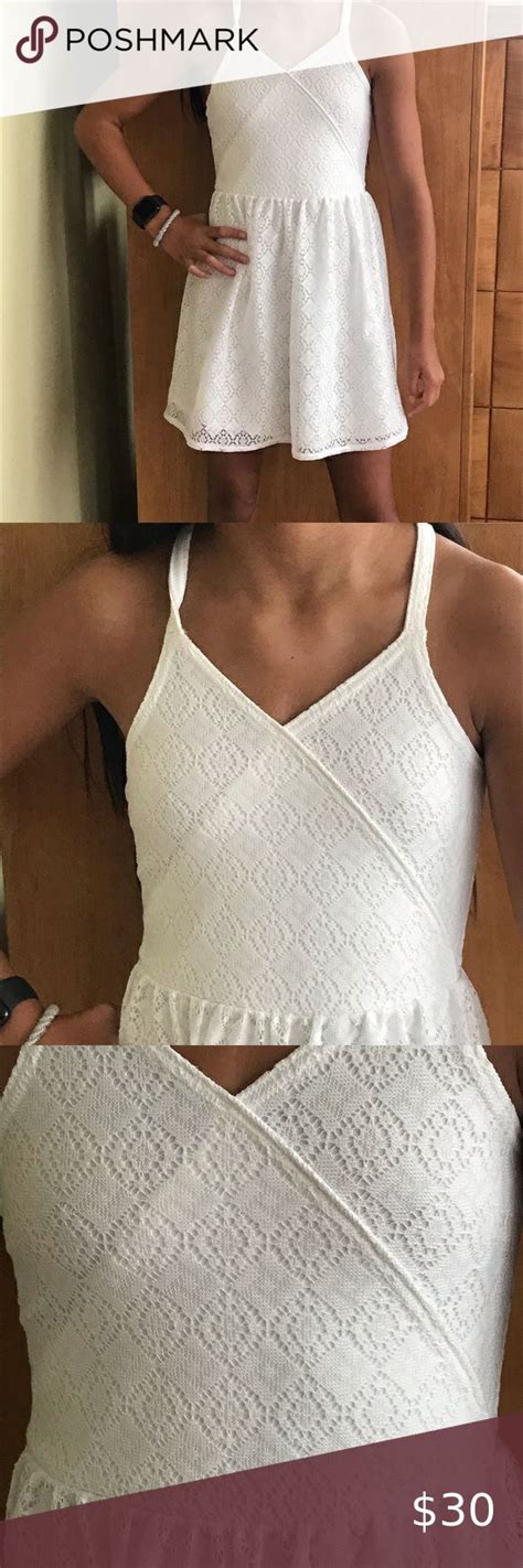 Abercrombie Girls White Lace Dress Size Ned 12 Girls White Lace Dress