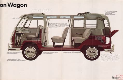 1967 Volkswagen Kombi Bus Brochure