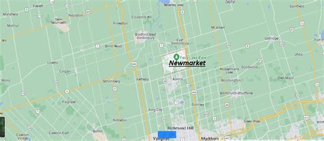 Map Of Newmarket Where Is Map