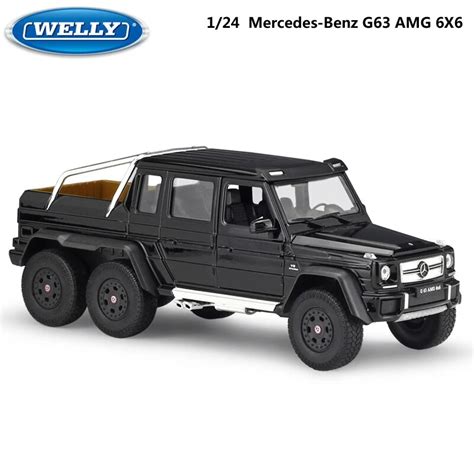 Toys And Hobbies 164 Scale Mercedes Benz G63 6x6 Amg Black Diecast Car