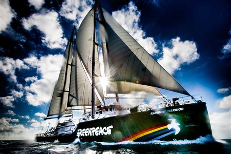 The Greenpeace Rainbow Warrior Iii Ship Is In Beirut For The First