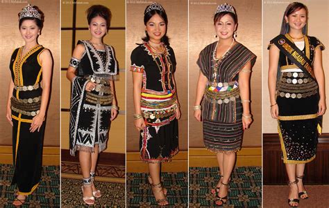 Baju Tradisional Kadazan Dusun Pakaian Tradisional Suku Kaum Kadazan Sabah Nurul Hidayah