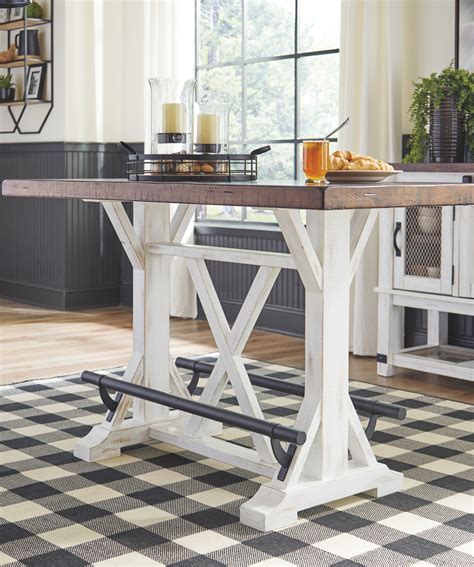 Laurel Foundry Modern Farmhouse Roesler Counter Height 59 88 Trestle Dining Table And Reviews