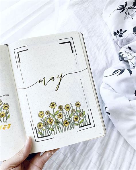 25 Bullet Journal Monthly Cover Ideas For May 2021 Beautiful Dawn