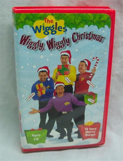 The Wiggles Wiggly Wiggly Christmas Vhs Video 2000 Ebay