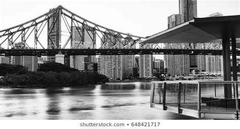 Iconic Story Bridge Brisbane Queensland Australia Stock Photo 648421825