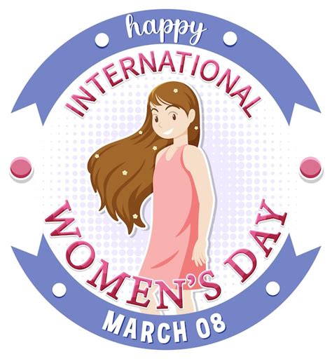 Free Vector International Women Day Logo