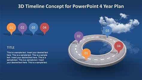 Animated 3d Timeline Concept For Powerpoint Slidemodel