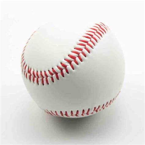 1pc High Quality Baseballs Pvc Upper Rubber Inner Soft Baseball Balls