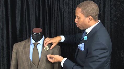 How To Wear A Lapel Flower Pin On Your Suit Youtube