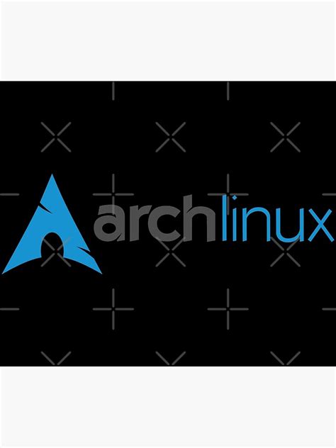 Poster Arch Linux Par Brokenkneestees Redbubble