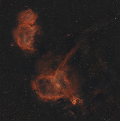 Ngc 1027 Heart And Soul Nebula Telescope Live