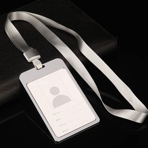 Aluminium Alloy ID Card Holder DPY 008 Lanyards ID Card Holders