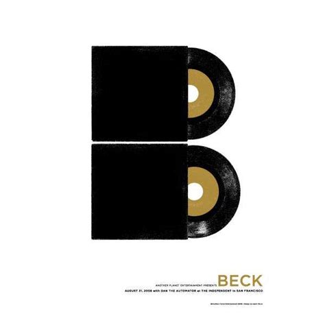 Beck Gig Poster Gig Posters Band Posters Cool Posters Concert