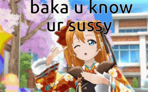 Sussy Baka Sifas GIF Sussy Baka Sifas Love Live Discover Share GIFs