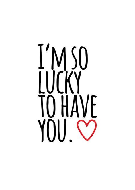 Im So Lucky To Have You Art Print By Cooledition