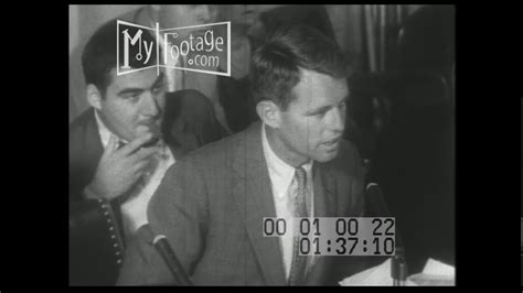 1957 Robert F Kennedy Interrogates Jimmy Hoffa Youtube