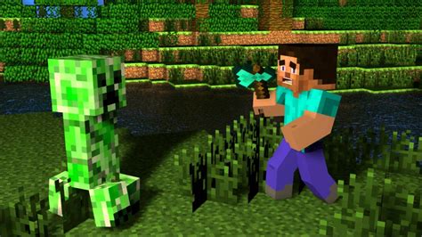 Wallpaper Steve Vs Creeper Free Download Youtube