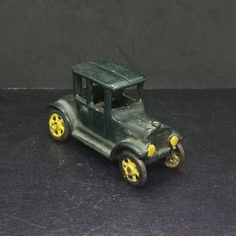 ANTIQUE HUBLEY S Cast Iron Ford Model T Doctors Coupe Inch Model PicClick