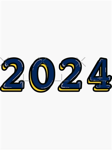 2024 Sticker For Sale By Lily Glickman Redbubble
