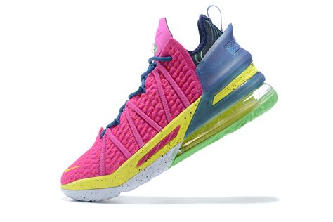 Nike Lebron 18 Los Angeles By Night Pink Primemulticolor For Sale