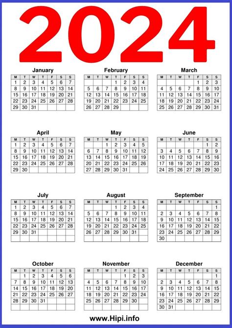 2023 2024 Two Year Calendar Printable Calendars Printable