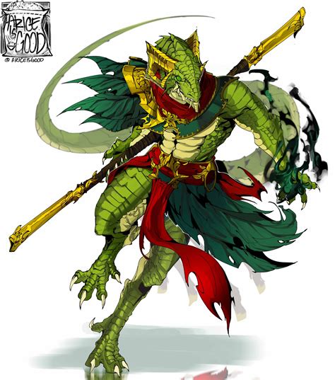 Artstation Character Design Lizardmen