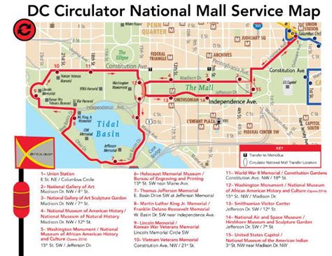 New Dc Circulator Route On The National Mall Debuts Sunday Washington