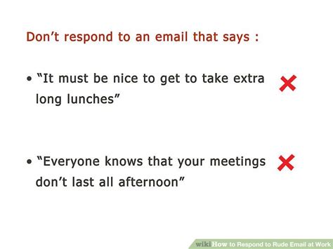 How To Respond To Rude Email At Work 13 Steps With Pictures