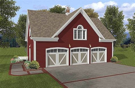 We offer 3 car garage apartment designs with 1, 2 and 3 bedrooms, room for an rv, open floor plans & more. Plan 20041GA: 3-Car Carriage House Plan | Farmhouse style ...