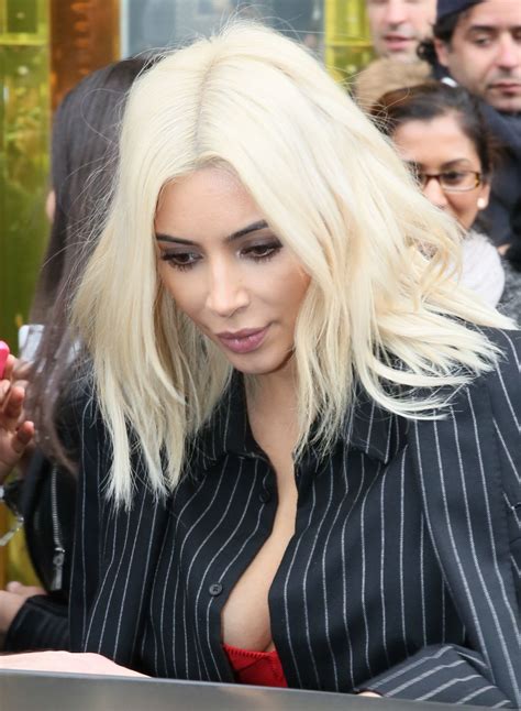 Kim Kardashian Street Fashion Out In Paris March 2015 • Celebmafia