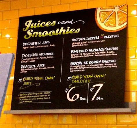 Prices and availability are subject to change without notice. Try one juice | Smoothie bar, Smoothie menu, Whole food ...