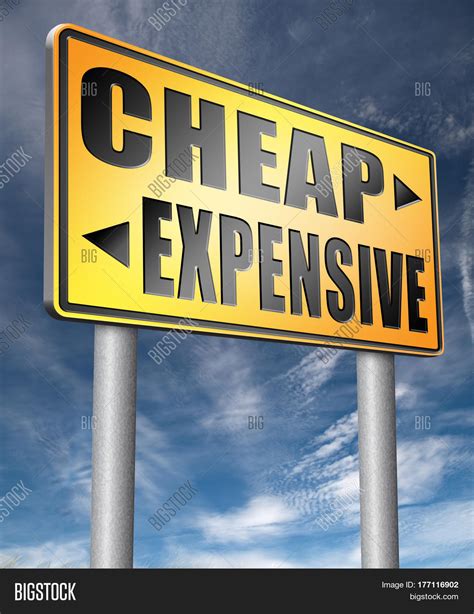 Expensive Versus Cheap Image And Photo Free Trial Bigstock