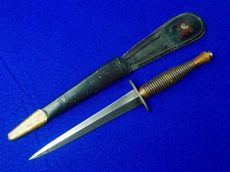 Vintage 1979 British English Fairbairn Sykes Commando Fighting Knife W
