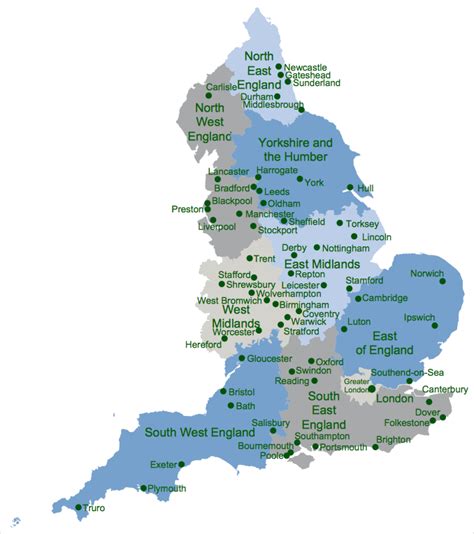 How To Create A Map Depicting The United Kingdom Counties And Regions
