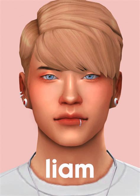 Liam And Dyo Hair Sims 4 Hair Male Sims Hair Sims 4
