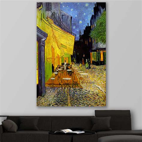 Cafe Terrace Van Gogh Wall Art Framed Prints Canvas