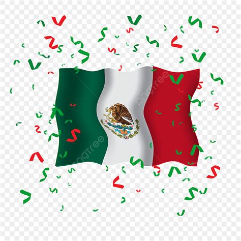 Viva Mexico Clipart PNG Images Viva Mexico Flag Wavy Flag For