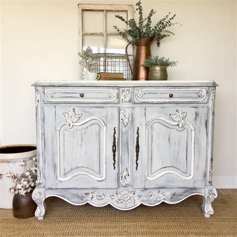 White French Country Farmhouse Sideboard Buffet Antique Etsy