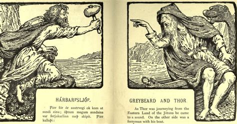 The Contest Between Odin And Thor World History Encyclopedia