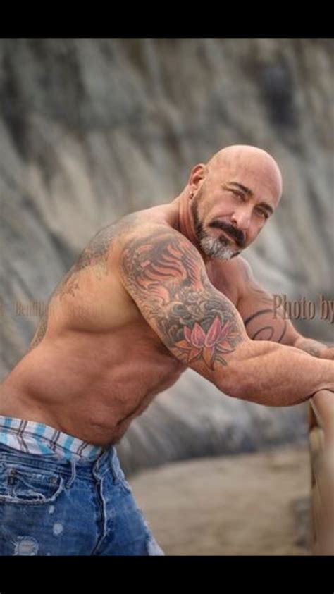 Handsome Man And Looks Good Bear Gay Men Muscle Bear Men Muscular Men