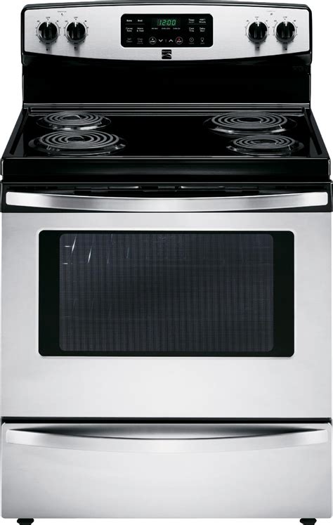 Kenmore 54 Cu Ft Self Cleaning Electric Range Stainless Steel