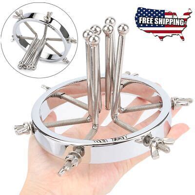 Vaginal Anal Stretcher Spreader Stainless Steel Pussy Stretching Plug