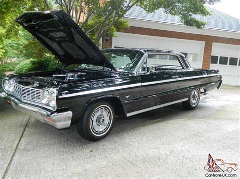 1964 Chevrolet Impala Super Sport Blackblack Factory 327300 4 Speed